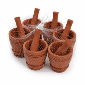 Wooden Basket / Mortar Style Accessory